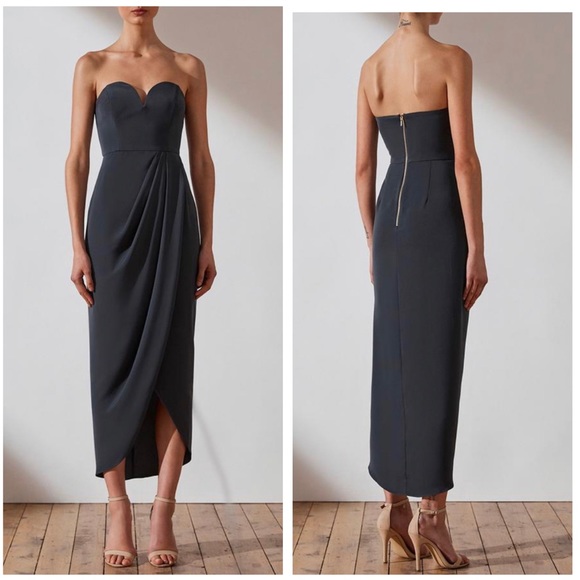 Shona Joy Dresses & Skirts - NEW Shona Joy Core U Wire Bustier Drape Maxi Dress